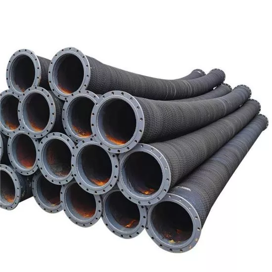 Stor diameter spiral suge- og utløpsslange