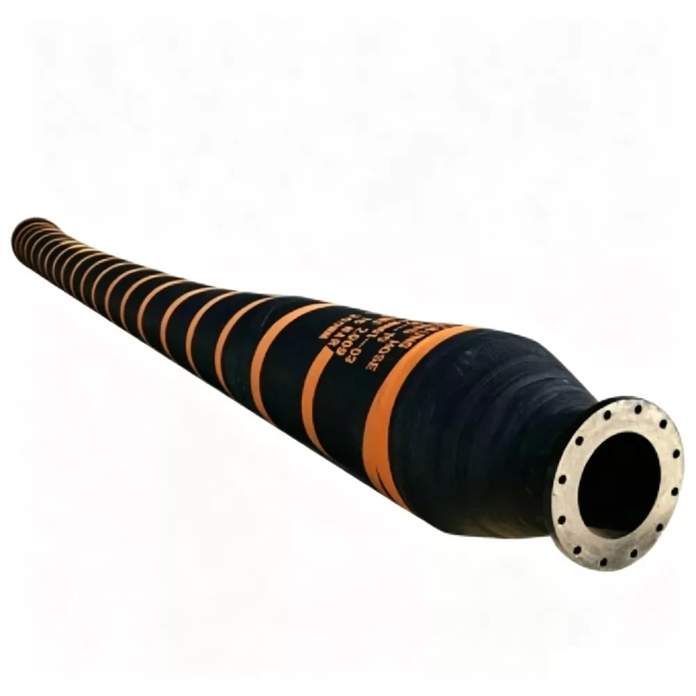Marin stor diameter mudringsslange med flenser
