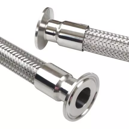 Ståltråd flettet metallslange